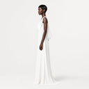 Draped Train Dress