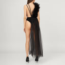 Lace Deconstructed Ruffled Bodysuit