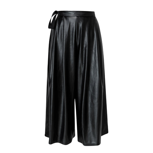 Signature Eco Leather Wrap Trousers