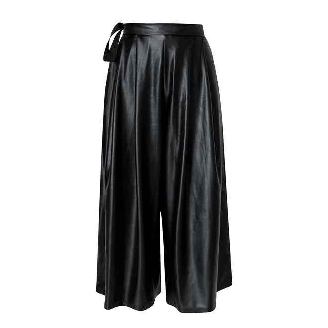 Signature Eco Leather Wrap Trousers