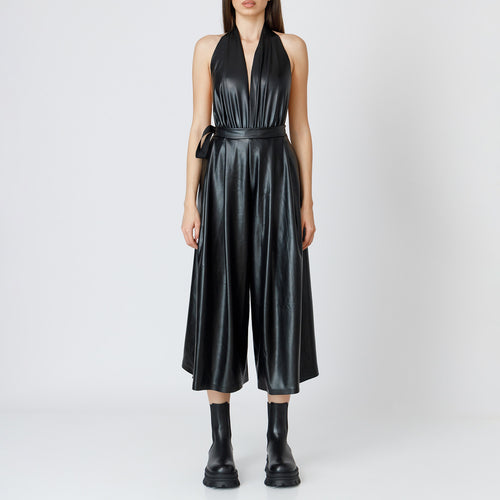 Signature Eco Leather Wrap Trousers