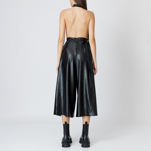 Signature Eco Leather Wrap Trousers