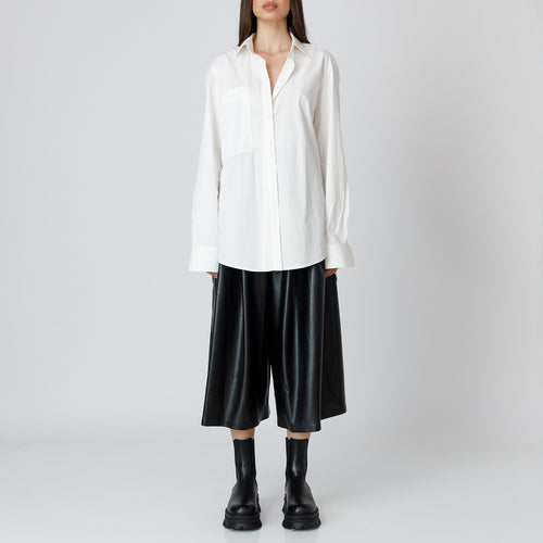 Cotton Shirt With Oversized Pocket