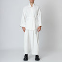 Fluid Cotton-Blend  Wrap Blazer
