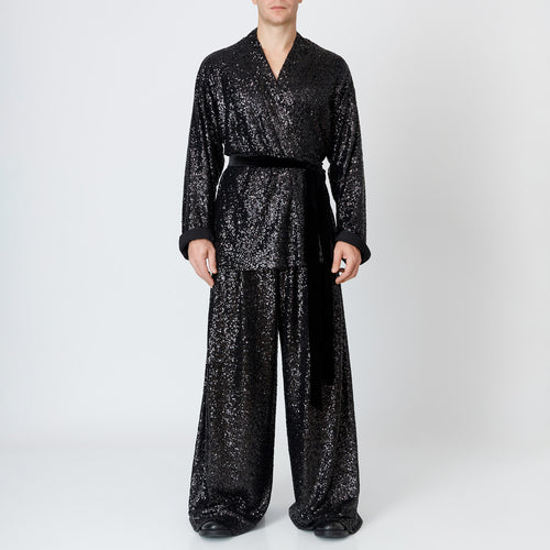 Sequin Lined Trousers