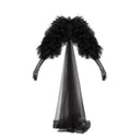 Black Tulle Construction Cape