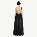 Deconstructed Lace and Tulle Overall Dress