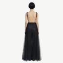 Deconstructed Lace and Tulle Overall Dress