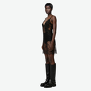 Slip Bodysuit in Embroidered Lace