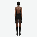 Slip Bodysuit in Embroidered Lace