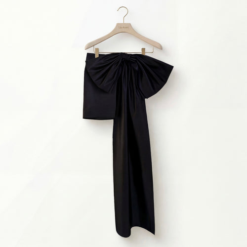 Mini Skirt in Taffeta with Bow