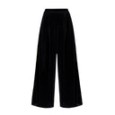 Signature Wrap-Around Velvet Cropped Trousers