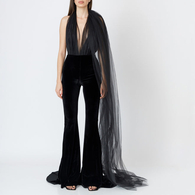 Oversized Scarf Bodysuit