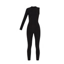 Asymmetrical Long-sleeved Jumpsuit