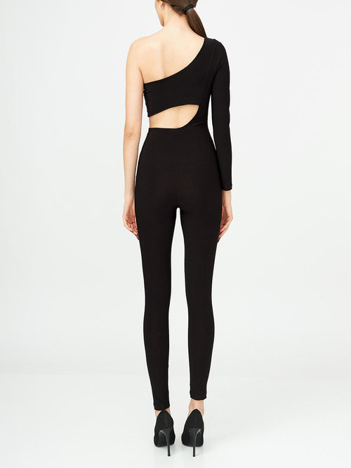 Asymmetric Cut-out Jumpsuit