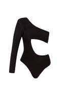 Assymetrical Cut-out Bodysuit