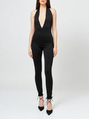 Halterneck Jumpsuit in Black
