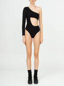Assymetrical Cut-out Bodysuit