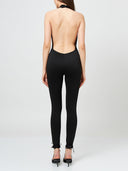 Halterneck Jumpsuit in Black