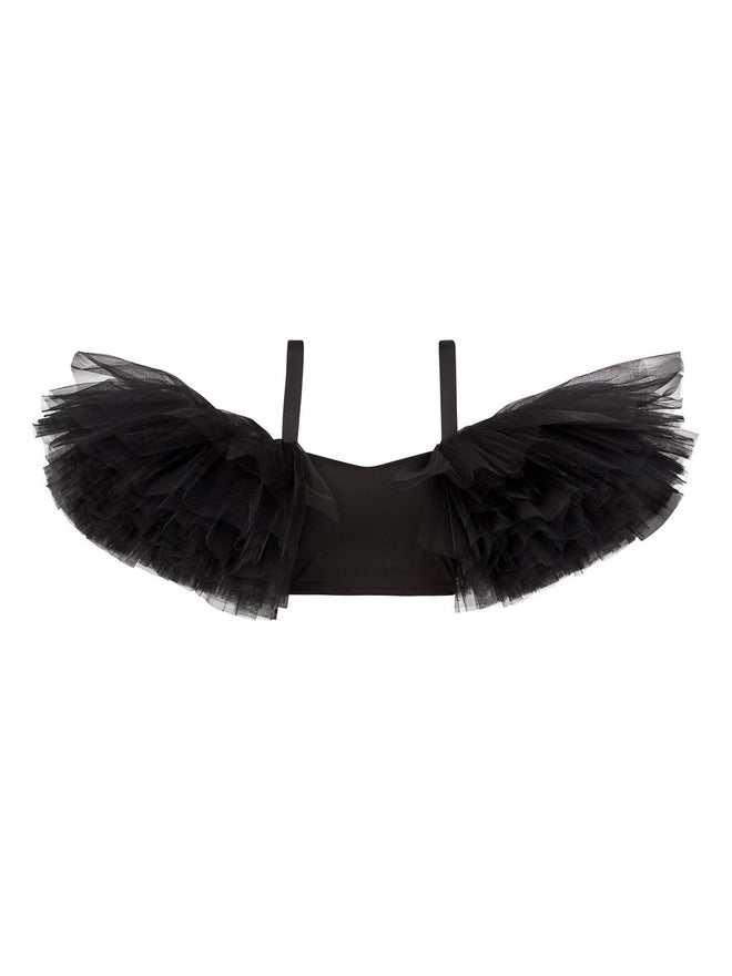 Ruffled Tulle Top