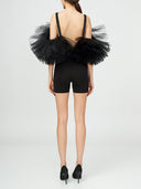 Tulle Ruffle Playsuit