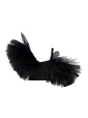 Asymmetric Tulle Ruffle Top