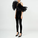 Signature Tulle-trimmed Bodysuit