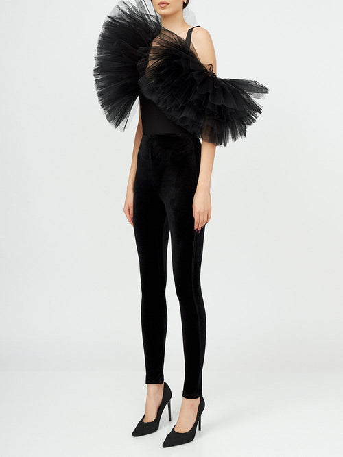 Velvet Heights Leggings in Black
