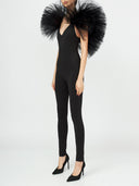 Ruffle and Strap Jumpsuit