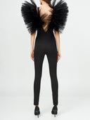 Ruffle and Strap Jumpsuit
