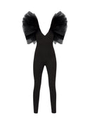 Ruffle and Strap Jumpsuit