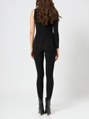 Asymmetrical Long-sleeved Jumpsuit